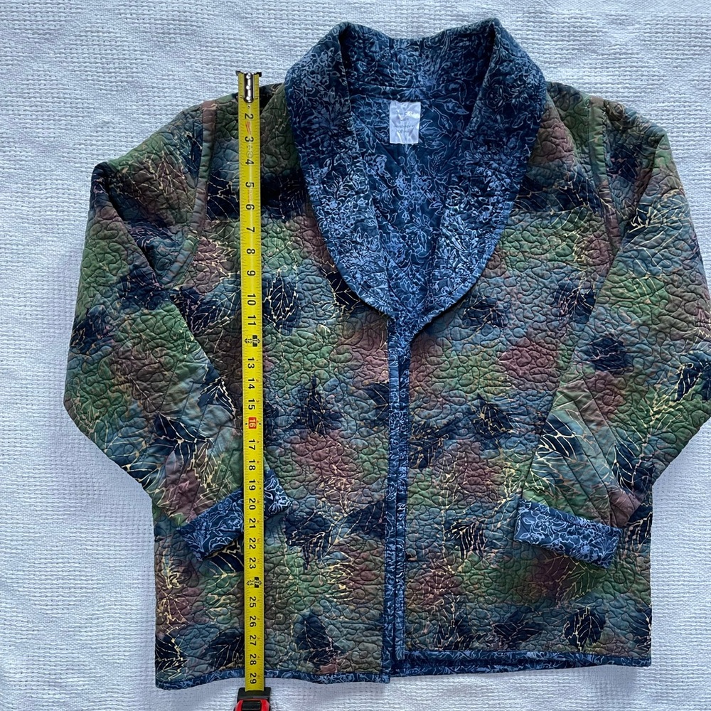 Handmade Quilt Jacket / Fall Coat - Picture 5 of 7
